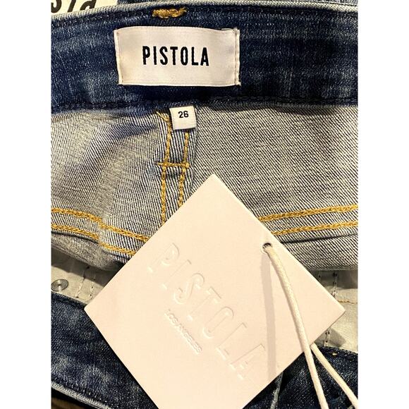 NWT Pistola Audrey Zenia Mid Rise Skinny Ankle Jeans 26 Medium Wash Blue #2905 - Picture 7 of 12